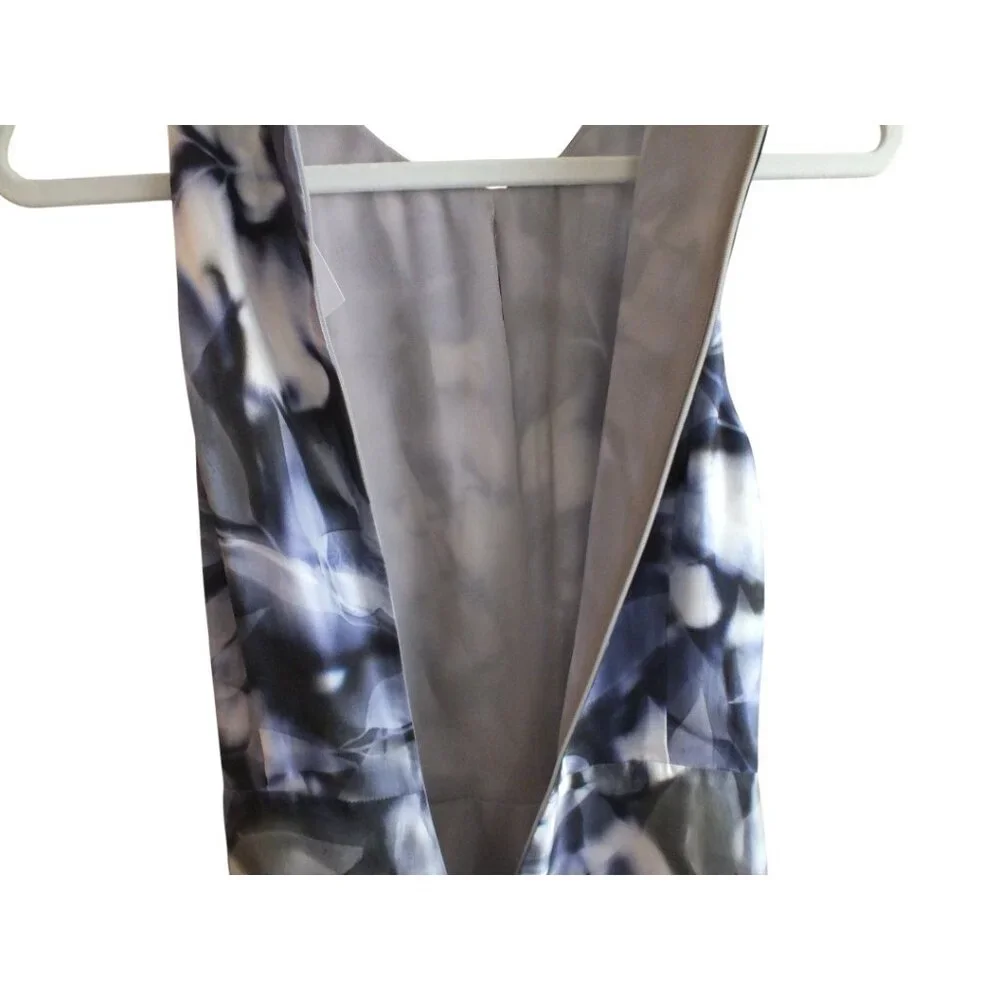 BANANA REPUBLIC x PIECE & CO - SILK SLEEVELESS LONG BLUE DRESS 4